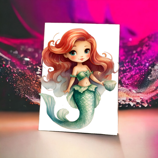 Toile Canvas - Disney Little Princesse - Ariel