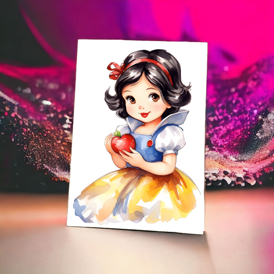 Toile Canvas - Disney Little Princesse - Blanche neige
