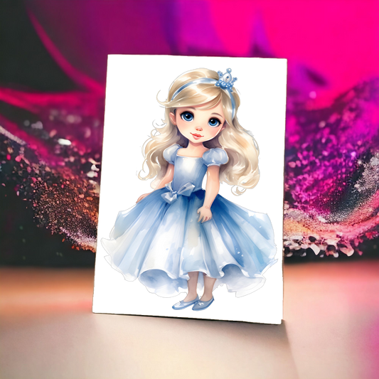 Toile Canvas - Disney Little Princesse - Cendrillon