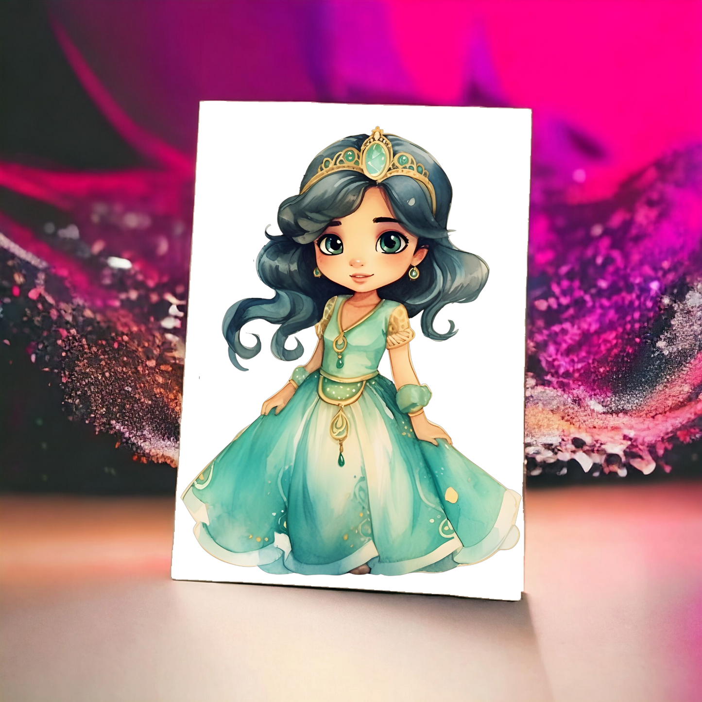 Toile Canvas - Disney Little Princesse - Jasmine