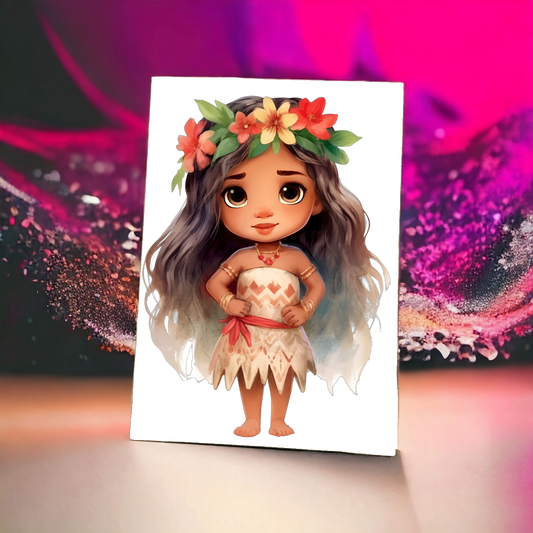 Toile Canvas - Disney Little Princesse - Vaiana