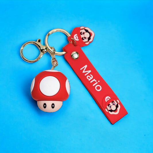 Porte Clef 3D - Super Mario - Champignon